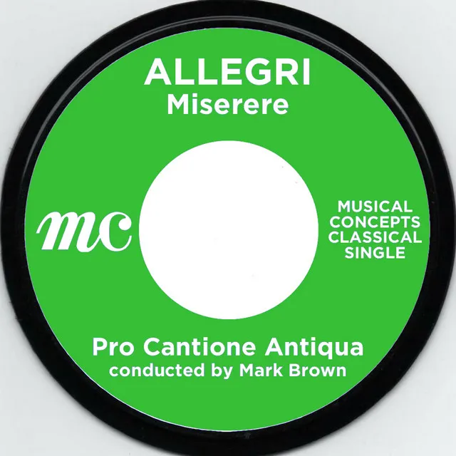 Allegri: Miserere mei