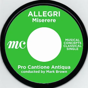 Allegri: Miserere mei by Mark Brown