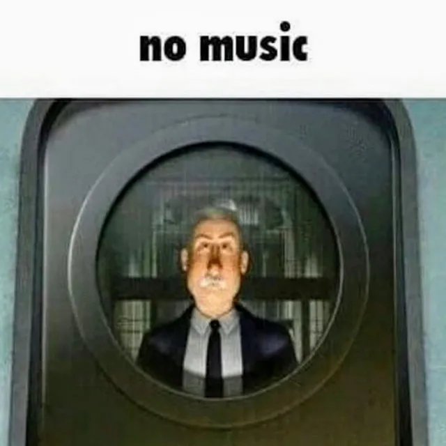 no music