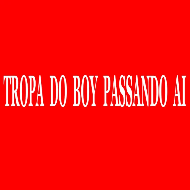 Tropa do Boy Passando Ai