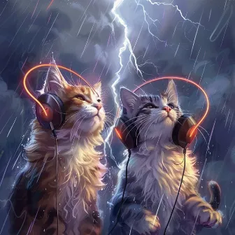 Thunder's Meow: Serene Music for Cats by 