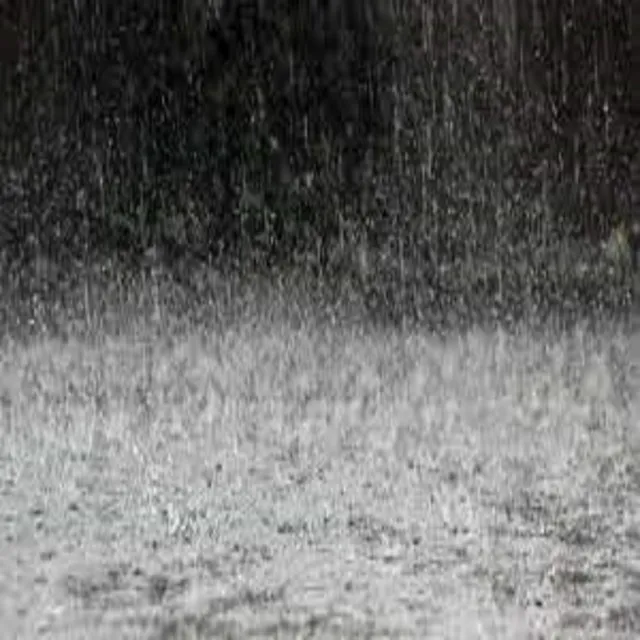 Rain Drops Dancing on the Car Hood