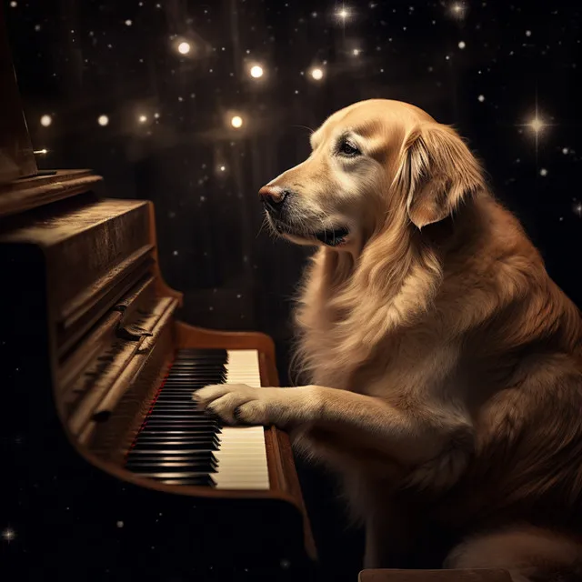 Abrazo De Perro Calmante: Cadencia Reconfortante Del Piano De Jazz