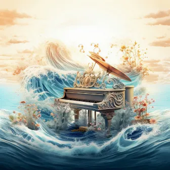 Piano Music Waves: Melodic Seas by Ocean Pianos