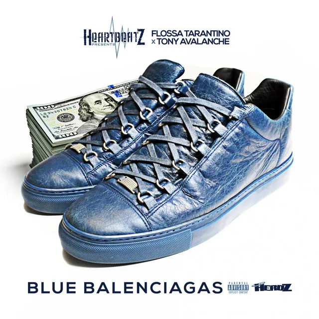 Blue Balenciagas