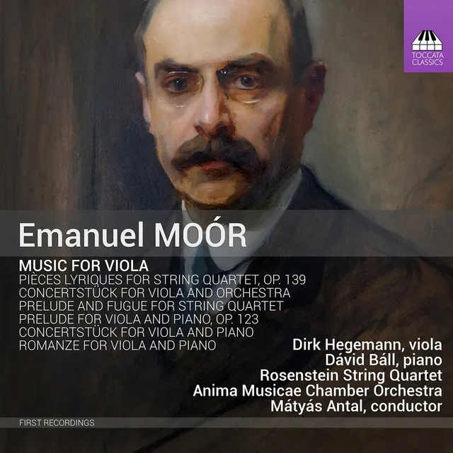 Emanuel Moór: Music for Viola