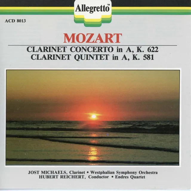 Clarinet Concerto in A Major, K. 622