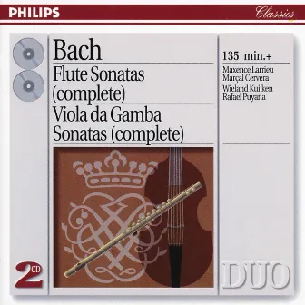 Bach, J.S.: The Flute Sonatas/The Viola da Gamba Sonatas by Marcal Cervera