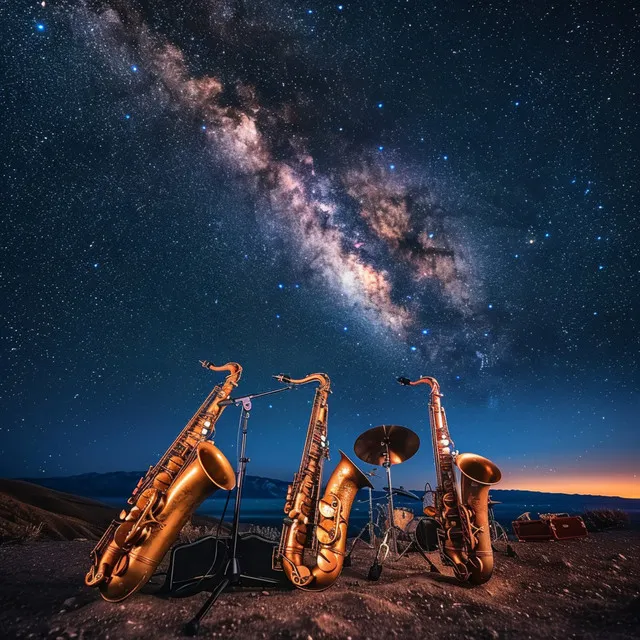 Música De Jazz En La Azotea Destellante