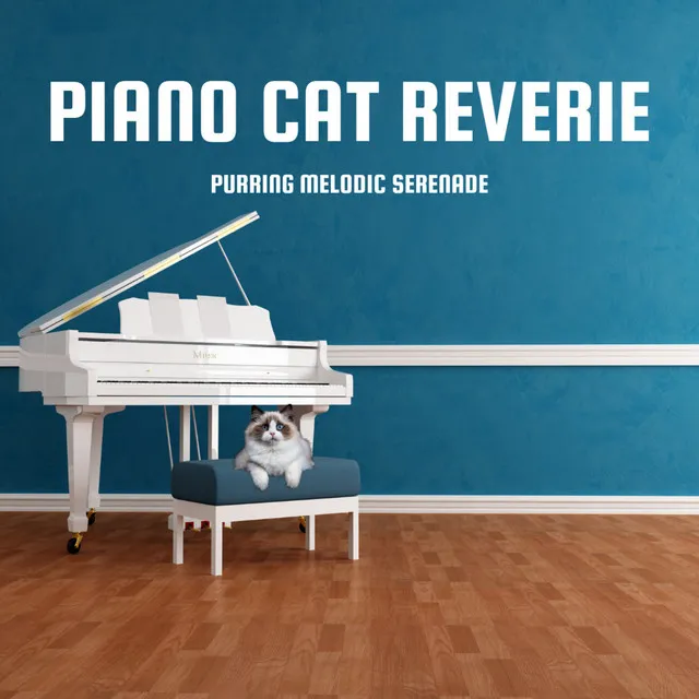 Piano Cat Reverie: Purring Melodic Serenade