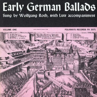 Early German Ballads, Vol. 1: 1280-1619 by Wolfgang Roth