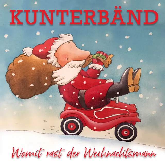 Womit rast der Weihnachtsmann