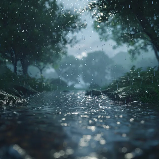 Gentle Rain for Peaceful Retreat