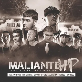 Maliante Hp (Remix) [feat. Anuel Aa, Farruko, Almighty, Darkiel, Bryant Myers, Nio Garcia & Noriel] by Benny Benni