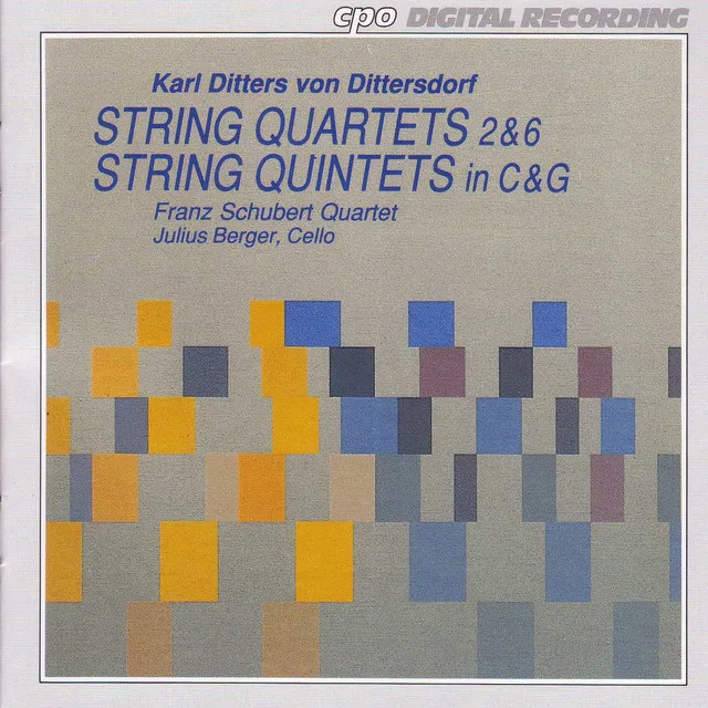 String Quartet No. 6 in A Major: II. Menuetto: Larghetto