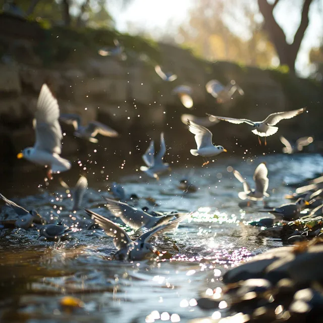 Peaceful Binaural Sleep with Nature Birds and Creek Sounds