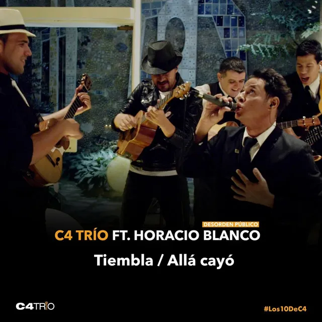 Tiembla / Allá Cayó - En Vivo