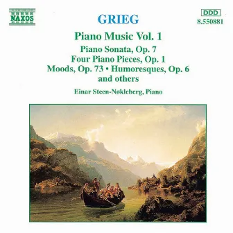 Grieg: Piano Sonata, Op. 7 / Stimmungen / 4 Piano Pieces, Op. 1 by Einar Steen-Nøkleberg