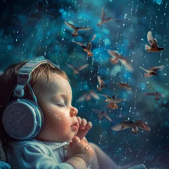 Nature’s Lullaby: Binaural Rain and Birds for Baby Sleep - 78 72 Hz by 