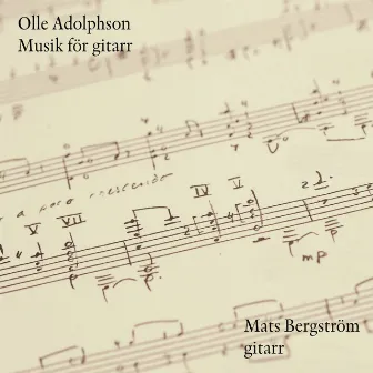 Olle Adolphson Musik för gitarr by Heinrich Isaac