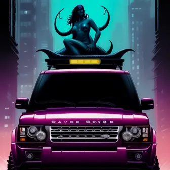 Neon Range Rover by Alexander Lipan