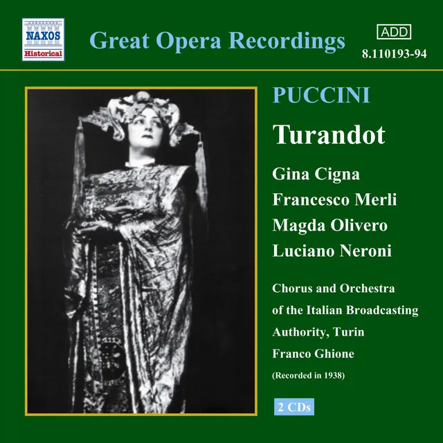 Turandot, Act I - Signore, ascolta!