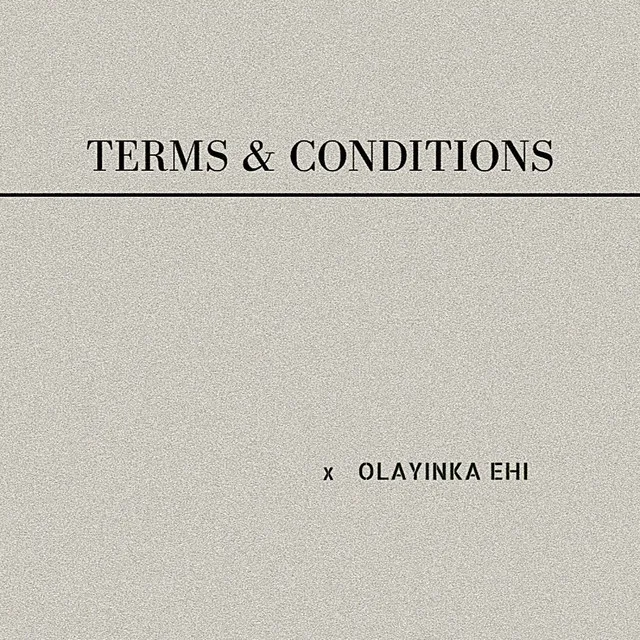 Terms and Conditions