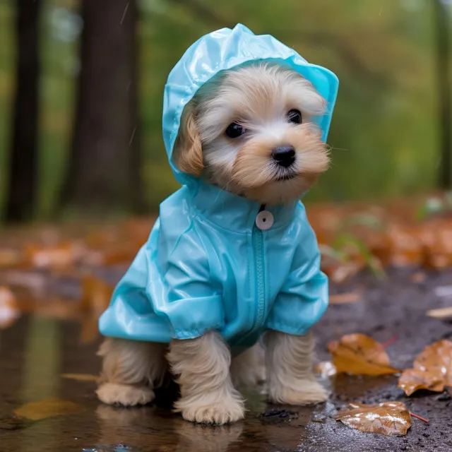 Ladrido Feliz De La Lluvia: Rapsodia De Lluvia Para Perros