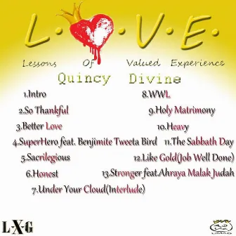 L.O.V.E. (Lessons of Valued Expierence) by Quincy Divine