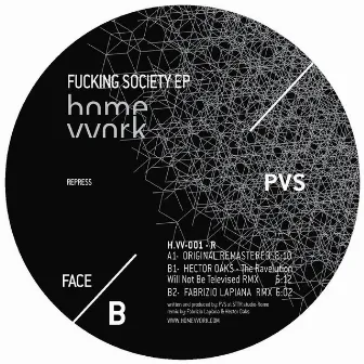 Fuckin' society (2018) [Repress] by PVS