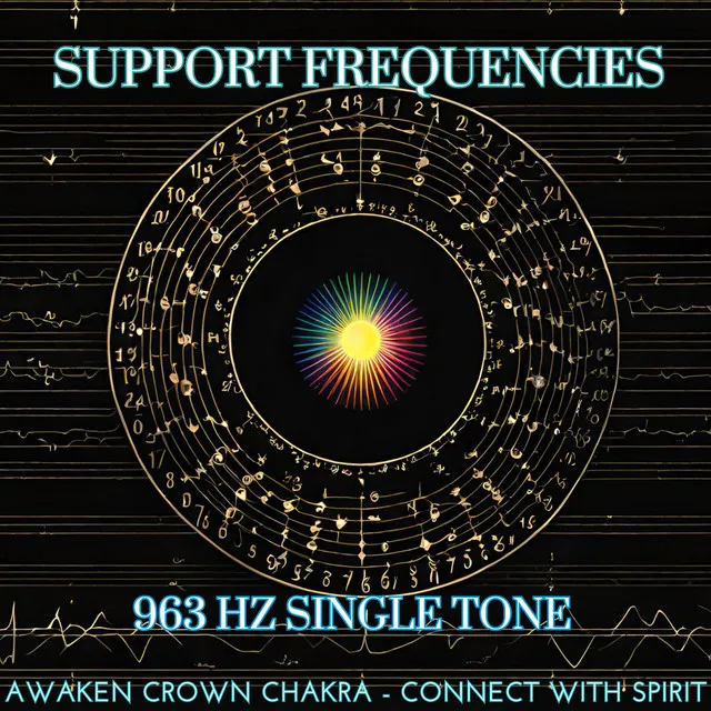 963 hz Frequency - Single Tone - Awaken Crown Chakra - Connect with Spirit