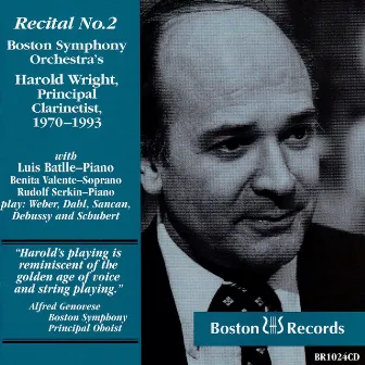 Recital No. 2 by Harold Wright