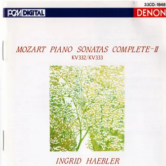 Mozart: Piano Sonatas Nos. 12 & 13 by Ingrid Haebler