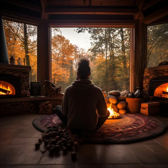 Meditación Calmante A La Luz Del Fuego: Terapia Binaural Para La Paz Interior Y La Tranquilidad