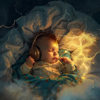 Thunder's Cradle: Baby Sleep Melodies by Snowstorm Blizzard