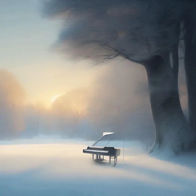 melancholy maestro, snow covered band, lonely winter park, postapocalyptic broken speakers, no one is listening...