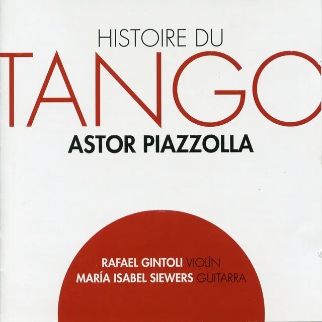 Histoire du Tango (History of the Tango) (arr. for violin and guitar): II. Cafe 1930