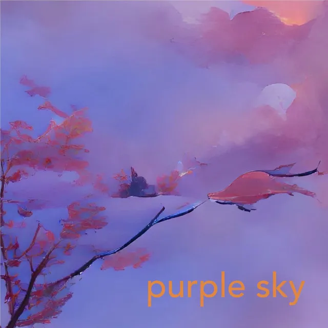 purple sky