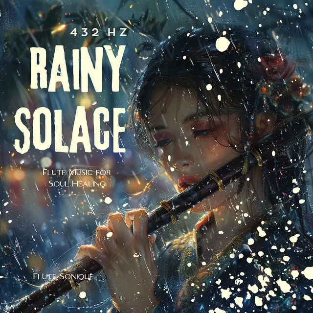 432 Hz Rainy Solace: Flute Music for Soul Healing