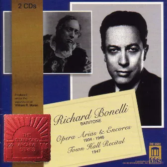 Opera Arias (Baritone): Bonelli, Richard - Ambroise, T. / Massenet, J. / Gounod, C.-F. / Giordano, U. / Verdi, G. / Wagner, R. (1934-1946) by Richard Bonelli