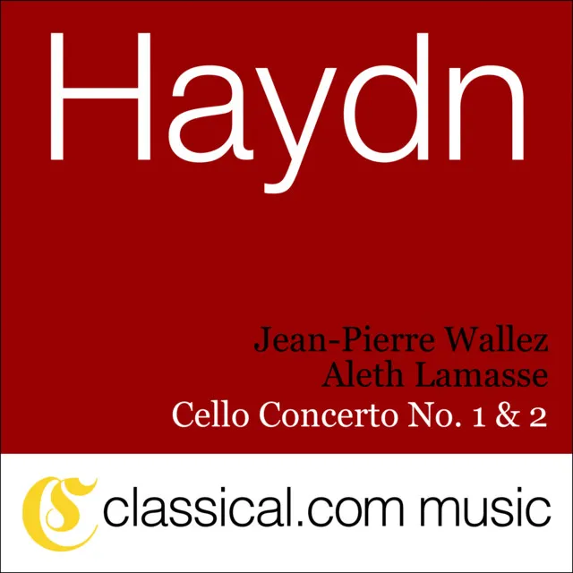 Cello Concerto No. 2 in D, Op. 101 / Hob. VIIB:2 - Rondo: Allegro