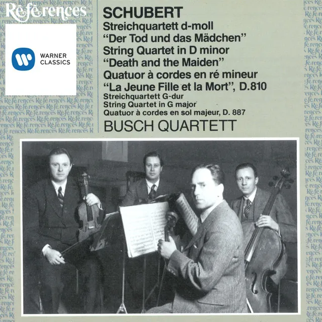 Schubert: String Quartet No. 15 in G Major, Op. Posth. 161, D. 887: I. Allegro molto moderato