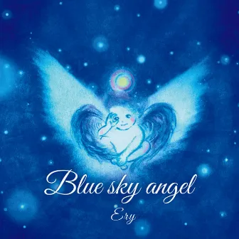 Blue sky angel by Ery