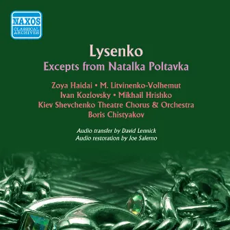 Lysenko: Natalka Poltavka (Highlights) by Mykola Lysenko