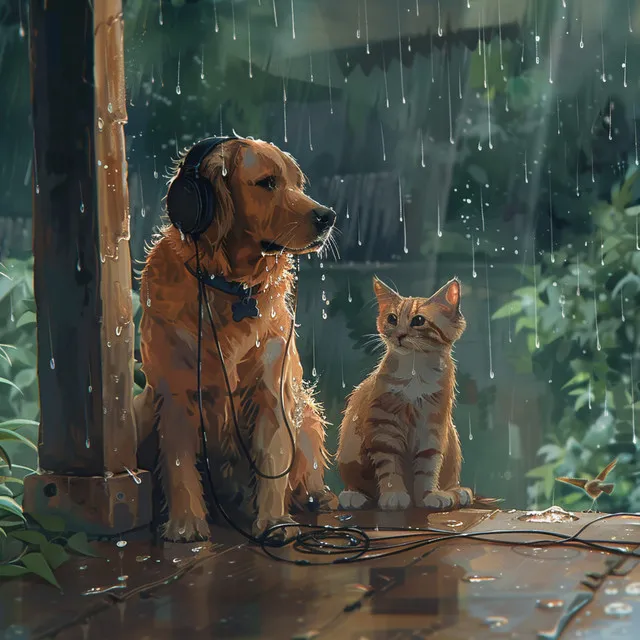 Pets in the Rain: Soothing Sounds