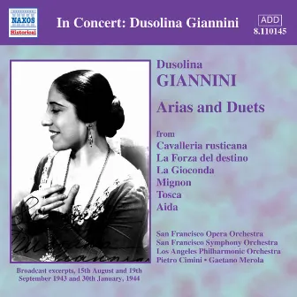 Giannini, Dusolina: Arias and Duets (1943-1944) by Dusolina Giannini