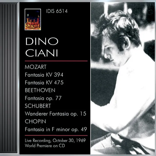 Ciani, Dino: Piano Works by Mozart, Beethoven, Schubert and Chopin (1969)