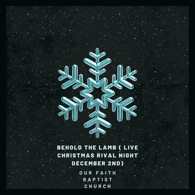 Behold the Lamb - Live Christmas Rival Night December 2nd