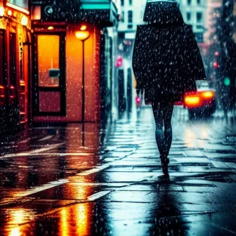 Relaxing Heavy Rain Noise on the Street by ame