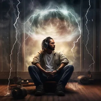 Meditative Thunder Echoes: Binaural Rhythmic Peace by Magic Vision